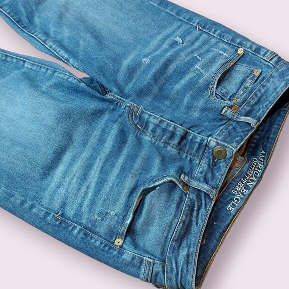 American Eagle Boy Fit Jean Size 8 - Picture 2 of 6
